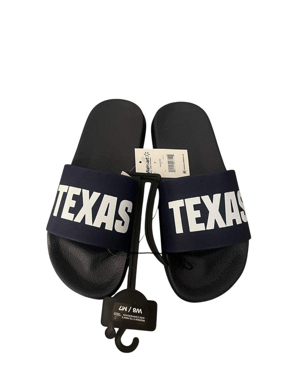 NWT Texas Slip On Slider Sandals Navy Unisex W8/M7 Everyday Beachwear Pool